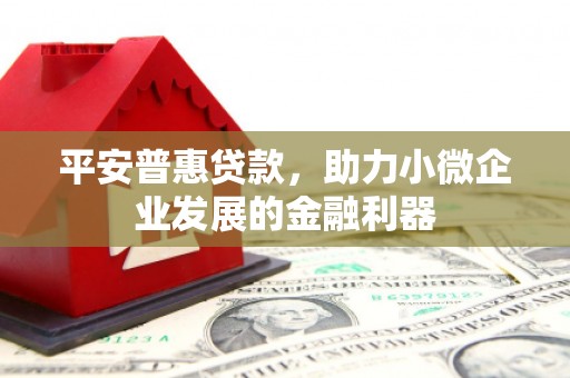 曲阳平安普惠贷款，助力小微企业发展的金融利器