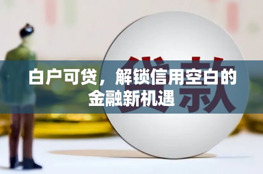 曲阳白户可贷，解锁信用空白的金融新机遇
