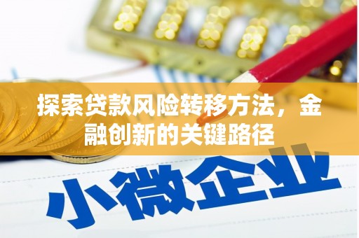 曲阳探索贷款风险转移方法，金融创新的关键路径